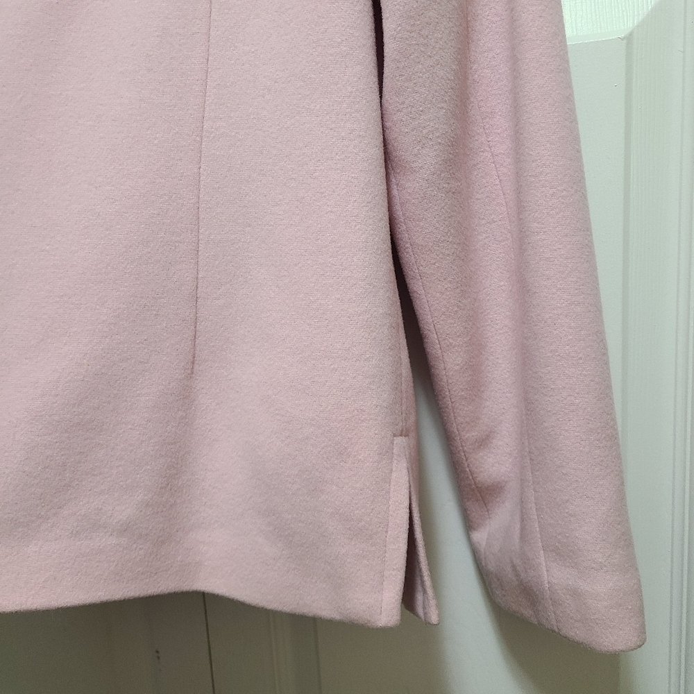 Vtg Andrea Viccaro Wool Cashmere‎ light Pink Blazer Size 10 VINTAGE - Picture 12 of 16
